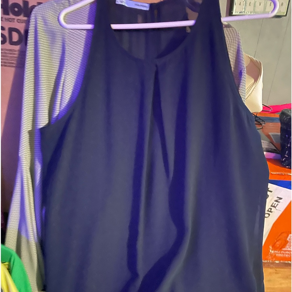 Cute dress & knit sleeveless top that goes over , 2 piece new , never worn